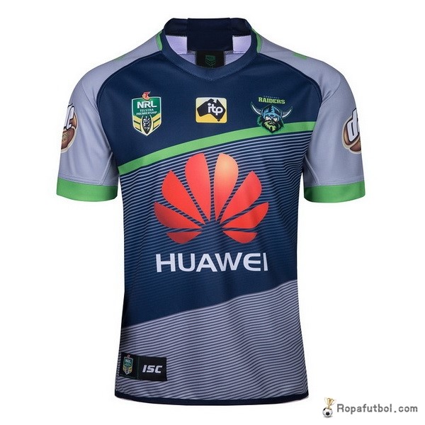 Camiseta Rugby Canberra Raiders Replica Segunda Ropa 2018 Azul